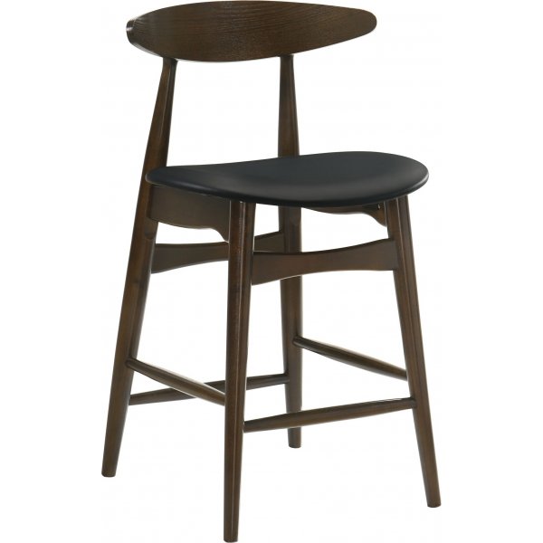 Ruokailuryhm Florence-baaripyt 90x90 ja 4 baarijakkaraa - Phkinpuu/musta