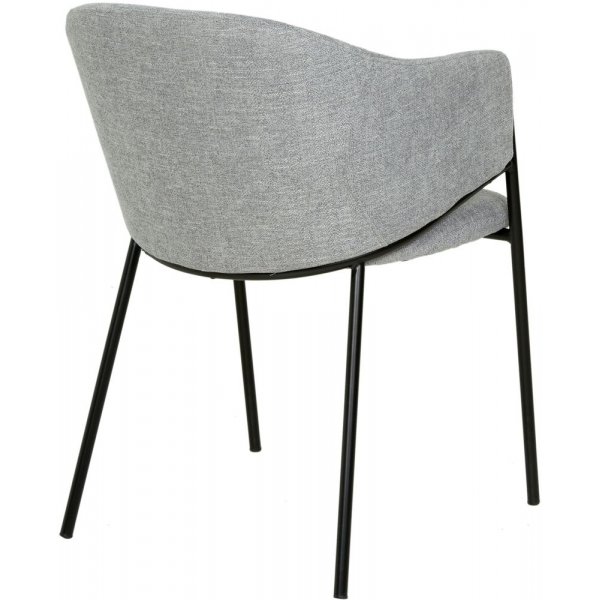 Stacey-nojatuoli harmaata kangasta Stacey-nojatuoli harmaata kangasta