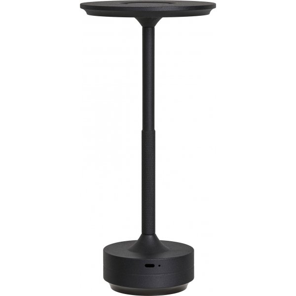 Lyneham ladattava LED-pöytävalaisin - musta Lyneham ladattava LED-pöytävalaisin - musta