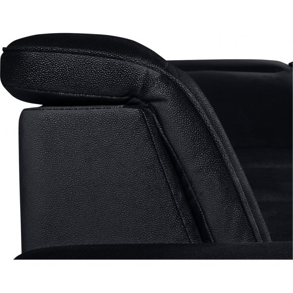 Darby kulmasohva oikea - musta