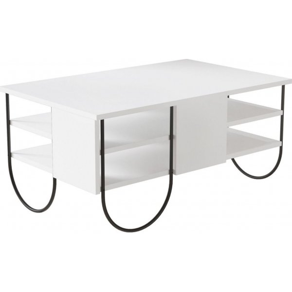 Norfolk sohvapöytä 94 x 60 cm - Valkoinen Norfolk sohvapöytä 94 x 60 cm - Valkoinen