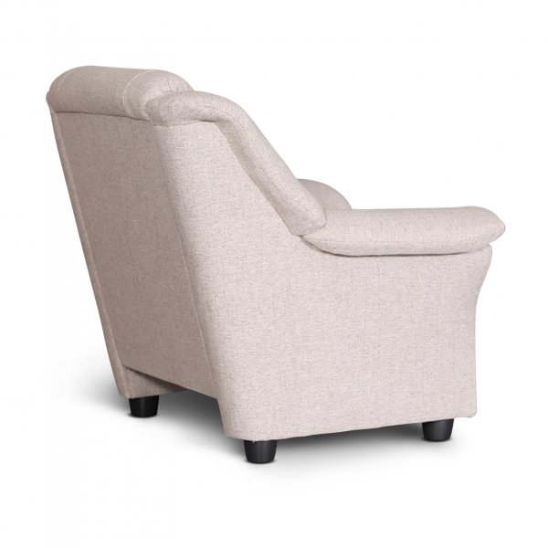 Plaza-nojatuoli beigeä kangasta Plaza-nojatuoli beigeä kangasta