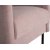 Kingsley nojatuoli vaaleanpunaista samettia + Huonekalujen hoitosarja tekstiileille