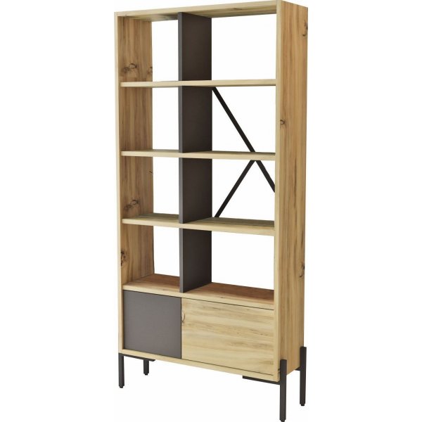 Bruno kirjahylly - huopa/antrasiitti Bruno kirjahylly - huopa/antrasiitti