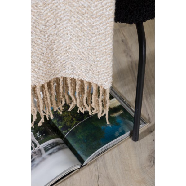 Kannerva ruudullinen 130x170 cm - Beige/valkoinen Kannerva ruudullinen 130x170 cm - Beige/valkoinen