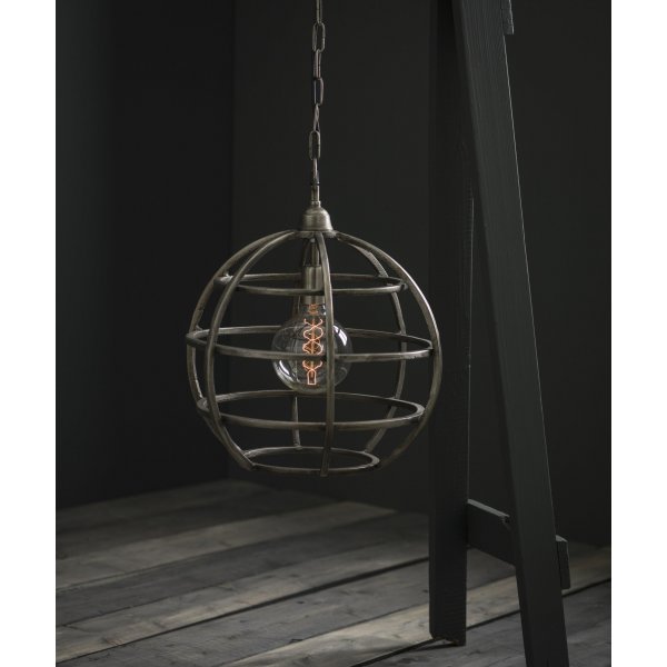 Bristol kattovalaisin - Rustic hopea Bristol kattovalaisin - Rustic hopea