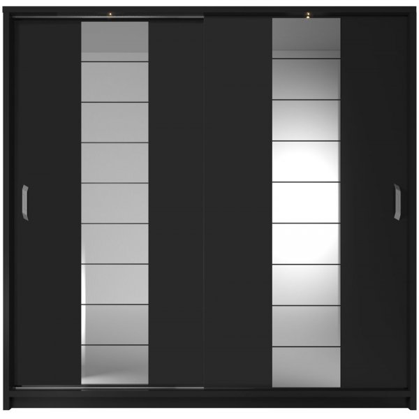 Mervyn-vaatekaappi - Musta Mervyn-vaatekaappi - Musta