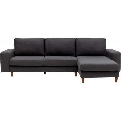 Berliinin divaani sohva metallijalat oikealla - antrasiitti
