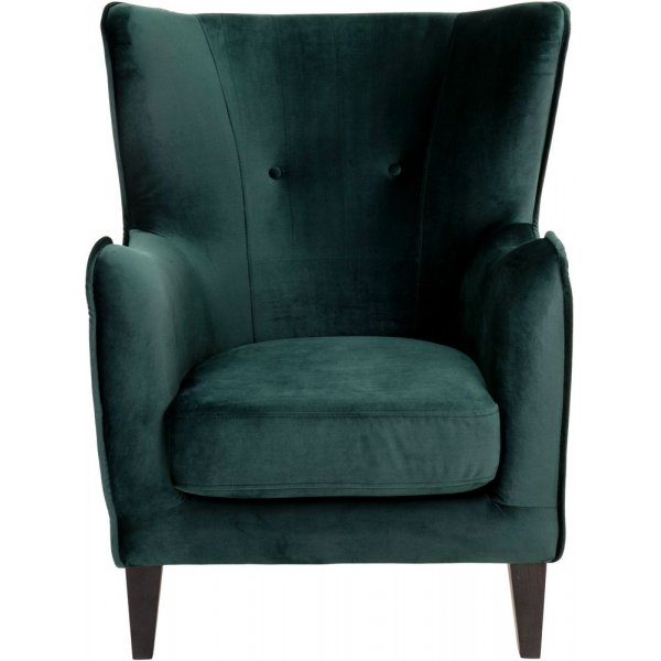 Campo-nojatuoli - tummanvihre/musta