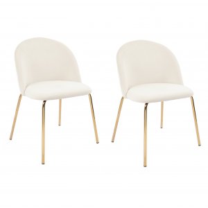 Plaza- samettituoli - Beige / Messinki Plaza- samettituoli - Beige / Messinki