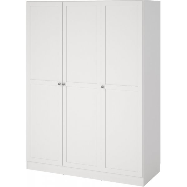 Billundin vaatekaappi 3 ovella - valkoinen Billundin vaatekaappi 3 ovella - valkoinen
