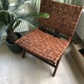 Asiakaskuva Porto 78 -nojatuoli - Konjakki / Tiikki