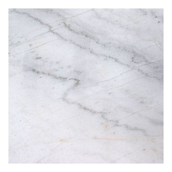 Pyre Accent-sohvapyt 85 - Valkoinen marmori / Messinki