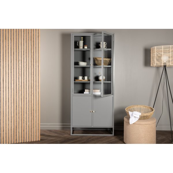 Torsnäsin lasikaappi - Vaaleanharmaa Torsnäsin lasikaappi - Vaaleanharmaa