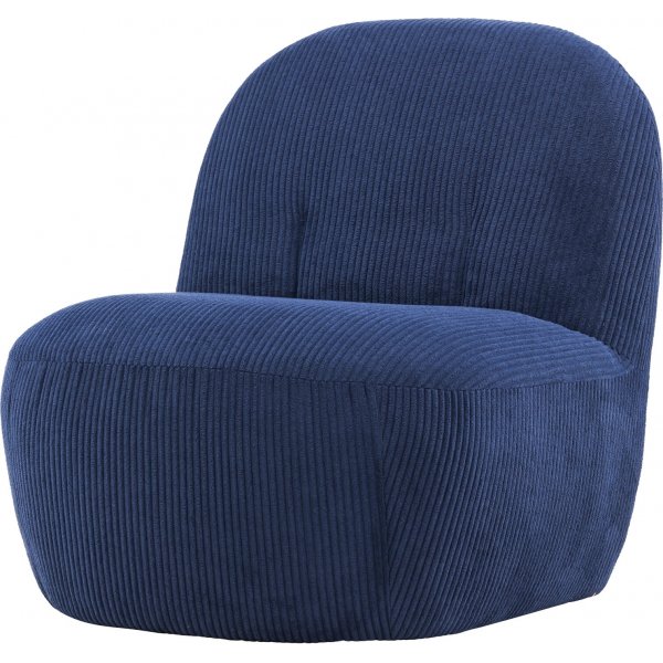 Mahla lepotuoli - Tummansininen vakosametti