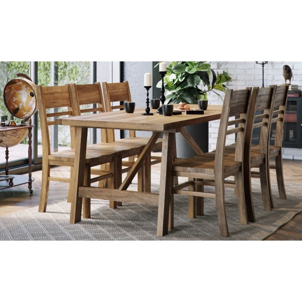 Woodforge vintage -ruokapyt kierrtyspuusta