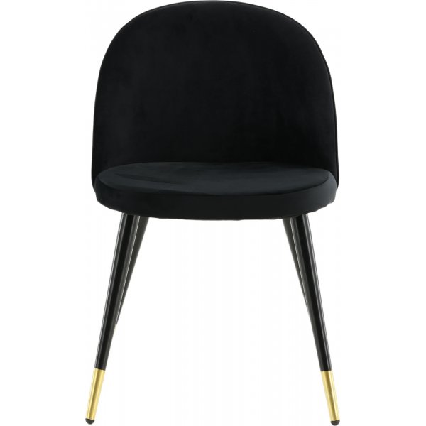 Alice ruokatuoli - musta/messinki Alice ruokatuoli - musta/messinki