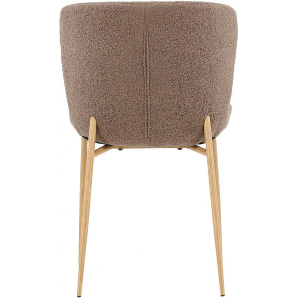 Modesto ruokapöydän tuoli - Ruskea boucle Modesto ruokapöydän tuoli - Ruskea boucle