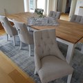 Asiakaskuva Tuva EUR -ruokatuoli kahvalla - Beige / Valkoinen