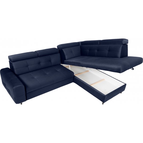 Matras kulmasohva avop��ll� oikealla - Sininen