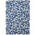 Kilim matto Harlequin - Sininen - 170x240 cm