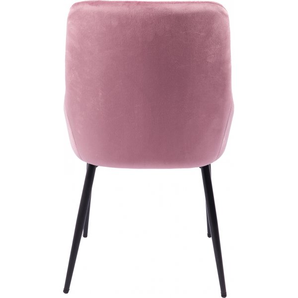 Theo-tuoli - Vaaleanpunainen sametti Theo-tuoli - Vaaleanpunainen sametti
