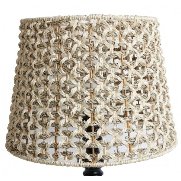 Sisal-varjostin 22 cm - Vaalea sisal