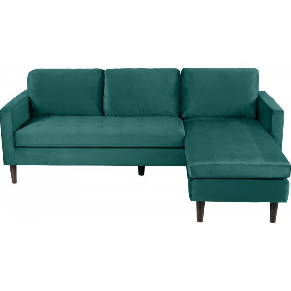 Vihreä divaanisohva, leveys 218 cm Vihreä divaanisohva, leveys 218 cm