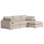 Moby beige divaanisohva 296 cm - sohva knnettvll divaanilla