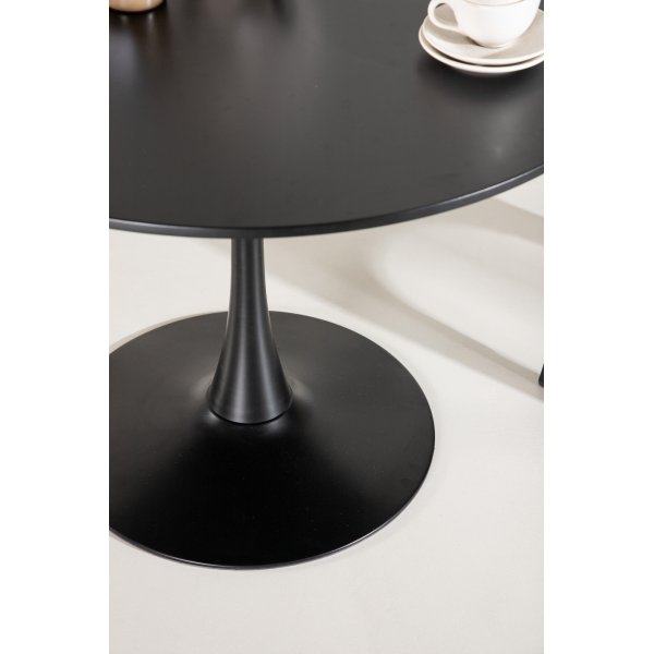 Glade ruokapöytä Ø100 cm - Musta Glade ruokapöytä Ø100 cm - Musta