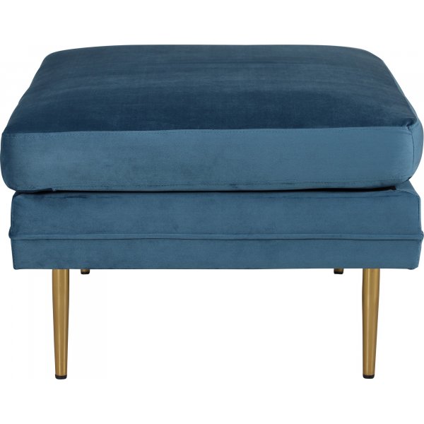 Savanna pouf - Sininen sametti Savanna pouf - Sininen sametti