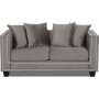 Tempel 2-istuttava sohva nappeilla - Harmaa beige (Velvet)