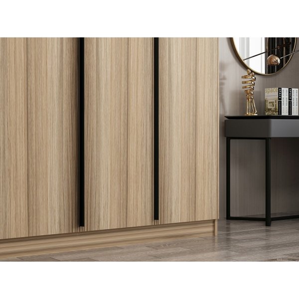 Cikani vaatekaappi 180x52x210 cm - Tammi Cikani vaatekaappi 180x52x210 cm - Tammi