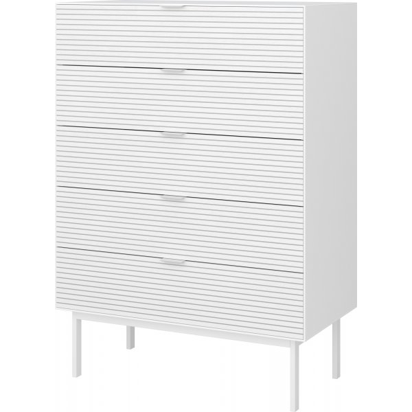 Soma lipasto 5 laatikkoa - Valkoinen Soma lipasto 5 laatikkoa - Valkoinen