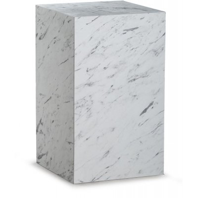 Kivipyt 30 x 30 cm - Valkoinen marmori (laminaatti)