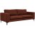 Aspen 3-istuttava sohva - Ruosteenpunainen chenille + Huonekalujen hoitosarja tekstiileille