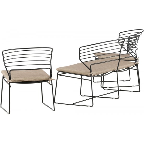 Milano sohvaryhmä - musta/hiekkabeige Milano sohvaryhmä - musta/hiekkabeige