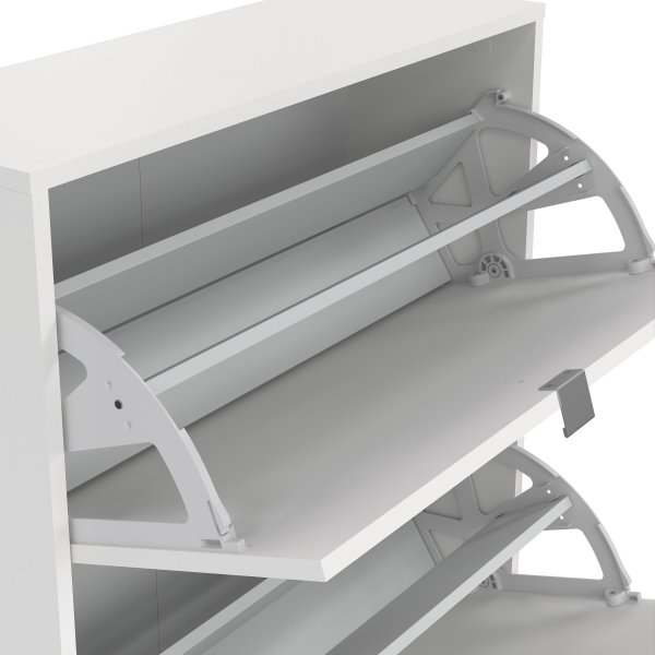 Kenk�kaappi kolmella ovella - Valkoinen