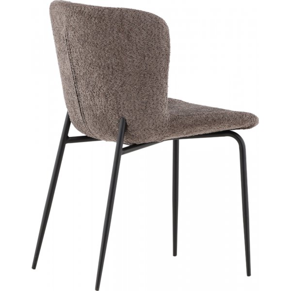 Modesto ruokapydn tuoli - Ruskea boucle