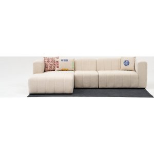 Beyza divaani sohva vasen - Cream