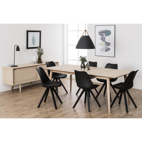 Century ruokapöytä 200 cm - Valkoinen pigmentoitu tammi Century ruokapöytä 200 cm - Valkoinen pigmentoitu tammi