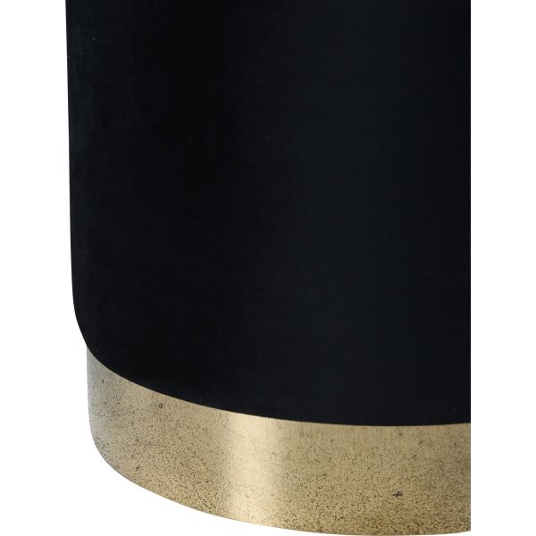 Remi-pouf - Musta sametti Remi-pouf - Musta sametti