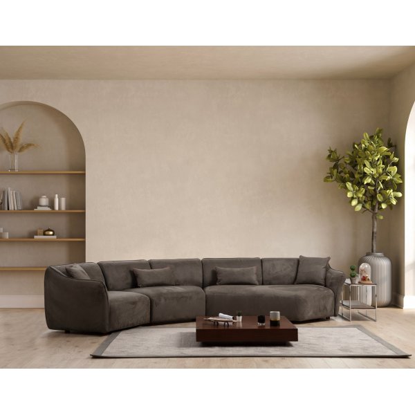 Mentis kulmasohva 360 cm - ruskea Mentis kulmasohva 360 cm - ruskea