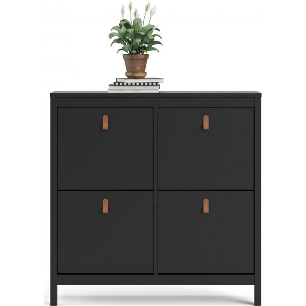 Madrid kenkäkaappi - musta Madrid kenkäkaappi - musta