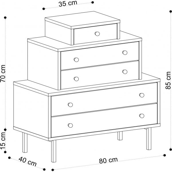 Tata lipasto - tammi/musta Tata lipasto - tammi/musta
