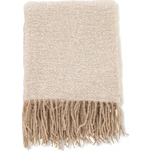 Kannerva ruudullinen 130x170 cm - Beige/valkoinen