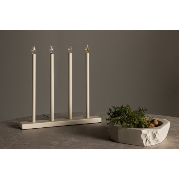 Lofsdalen p�yt�valaisin - beige