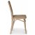 Indiana taivutettu tuoli rottinkiistuimella - Whitewash + Huonekalujen jalat