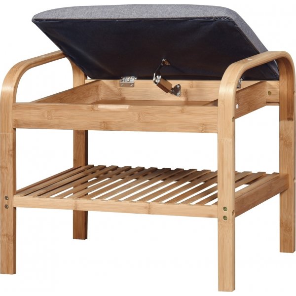 Penkki piilotetulla silytystilalla - Harmaa