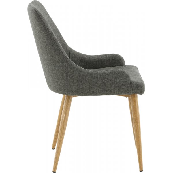 Paradis ruokatuoli - tummanharmaa Paradis ruokatuoli - tummanharmaa